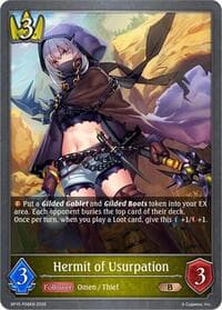 Hermit of Usurpation - P08 (Foil) - BP15: Trial of the Omens - Shadowverse: Evolve card