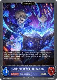 Adherent of Elimination (Evolved) - P11 (Foil) - BP15: Trial of the Omens - Shadowverse: Evolve card