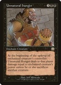 Unnatural Hunger - Mercadian Masques - Magic: The Gathering card