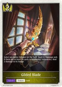 Gilded Blade - P29 (Foil) - BP15: Trial of the Omens - Shadowverse: Evolve card