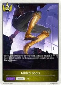 Gilded Boots - P31 (Foil) - BP15: Trial of the Omens - Shadowverse: Evolve card