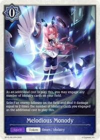 Melodious Monody - PR12 - BP15: Trial of the Omens - Shadowverse: Evolve card