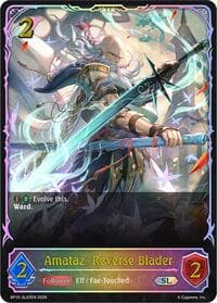 Amataz, Reverse Blader (SL) - BP15: Trial of the Omens - Shadowverse: Evolve card