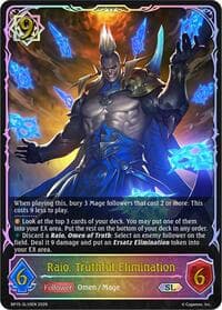 Raio, Truthful Elimination (SL) - BP15: Trial of the Omens - Shadowverse: Evolve card