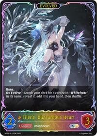 Filene, Blizzardous Heart (Evolved) (SL) - BP15: Trial of the Omens - Shadowverse: Evolve card