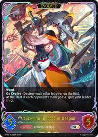 Marwynn, Repose of Despair (Evolved) (SL) - BP15: Trial of the Omens - Shadowverse: Evolve card