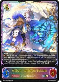 Wilbert, Luminous Paladin (SL) - BP15: Trial of the Omens - Shadowverse: Evolve card