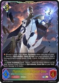 Mjerrabaine, Great One (SL) - BP15: Trial of the Omens - Shadowverse: Evolve card