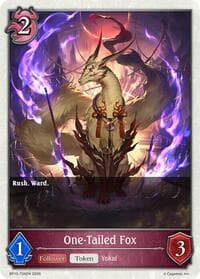 One-Tailed Fox - BP15: Trial of the Omens - Shadowverse: Evolve card