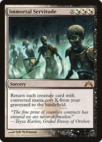 Immortal Servitude - Gatecrash - Magic: The Gathering card
