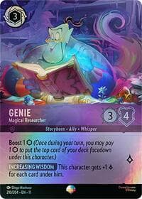 Genie - Magical Researcher (Epic) - Winterspell - Disney Lorcana card