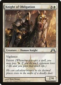 Knight of Obligation - Gatecrash - Magic: The Gathering card