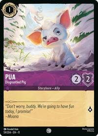 Pua - Disgruntled Pig - Winterspell - Disney Lorcana card