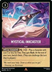 Mystical Inkcaster - Winterspell - Disney Lorcana card
