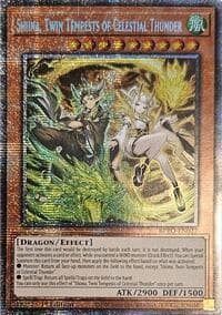 Shiina, Twin Tempests of Celestial Thunder (Starlight Rare) - Burst Protocol - YuGiOh card