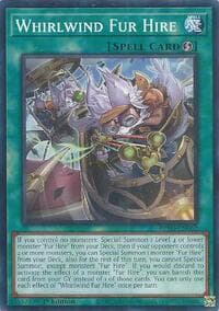 Whirlwind Fur Hire - Burst Protocol - YuGiOh card