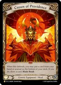 Crown of Providence - Compendium of Rathe - Antiquity Pack - Flesh and Blood TCG card