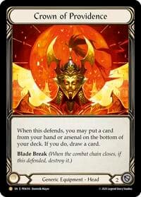 Crown of Providence - Compendium of Rathe - Flesh and Blood TCG card
