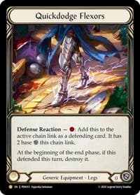 Quickdodge Flexors - Compendium of Rathe - Flesh and Blood TCG card