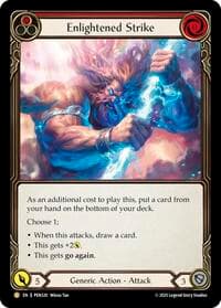 Enlightened Strike - Compendium of Rathe - Flesh and Blood TCG card