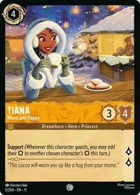 Tiana - Warm and Happy - Winterspell - Disney Lorcana card