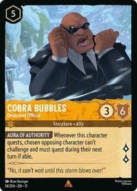 Cobra Bubbles - Dedicated Official - Winterspell - Disney Lorcana card