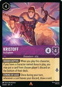 Kristoff - Icy Explorer - Winterspell - Disney Lorcana card
