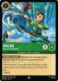 Mulan - Resourceful Recruit - Winterspell - Disney Lorcana card