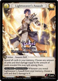 Lightweaver's Assault (Oceania Nationals Qualifier) - Promotional Cards - Grand Archive TCG card
