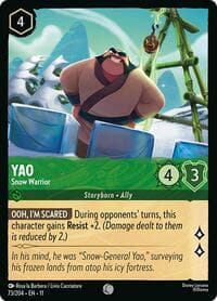 Yao - Snow Warrior - Winterspell - Disney Lorcana card
