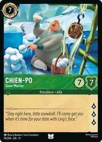 Chien-Po  - Snow Warrior - Winterspell - Disney Lorcana card