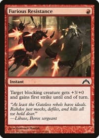 Furious Resistance - Gatecrash - Magic: The Gathering card
