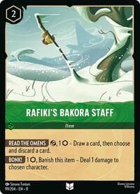 Rafiki's Bakora Staff - Winterspell - Disney Lorcana card