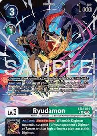 Ryudamon (Alternate Art) - Time Stranger - Digimon Card Game card
