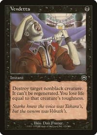 Vendetta - Mercadian Masques - Magic: The Gathering card