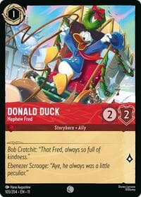 Donald Duck - Nephew Fred - Winterspell - Disney Lorcana card