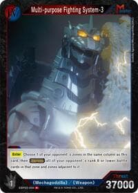 Multi-purpose Fighting System-3 (EBP03-009) - Booster Set 3: Resonance of Rivals - Godzilla Card Game card