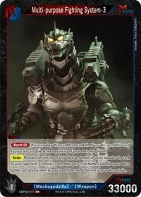 Multi-purpose Fighting System-3 (EBP03-011) - Booster Set 3: Resonance of Rivals - Godzilla Card Game card