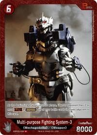 Multi-purpose Fighting System-3 (EBP03-038) - Booster Set 3: Resonance of Rivals - Godzilla Card Game card