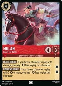 Mulan - Ready for Battle - Winterspell - Disney Lorcana card