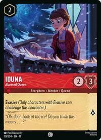 Iduna - Alarmed Queen - Winterspell - Disney Lorcana card