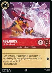 Negaduck - Evil Doppelganger - Winterspell - Disney Lorcana card