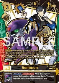 Vemmon (Rare Pull) - Dawn of Liberator - Digimon Card Game card