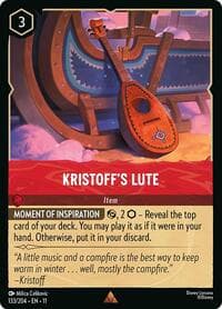 Kristoff's Lute - Winterspell - Disney Lorcana card