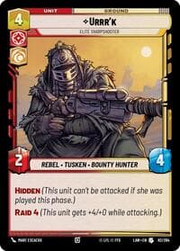 Urrr'k - Elite Sharpshooter - A Lawless Time - Star Wars: Unlimited card