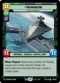 Intimidator - Citadel Overwatch - A Lawless Time - Star Wars: Unlimited card