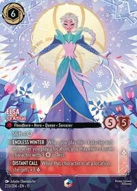 Elsa - Ice Artisan (Enchanted) - Winterspell - Disney Lorcana card