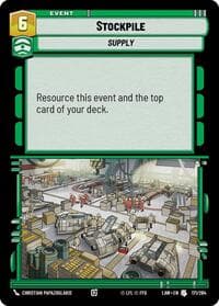 Stockpile - A Lawless Time - Star Wars: Unlimited card