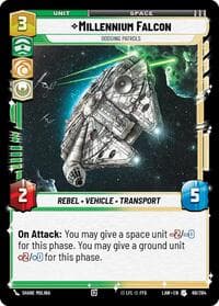 Millennium Falcon - Dodging Patrols - A Lawless Time - Star Wars: Unlimited card