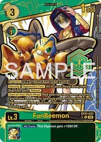 FunBeemon (Rare Pull) - Dawn of Liberator - Digimon Card Game card